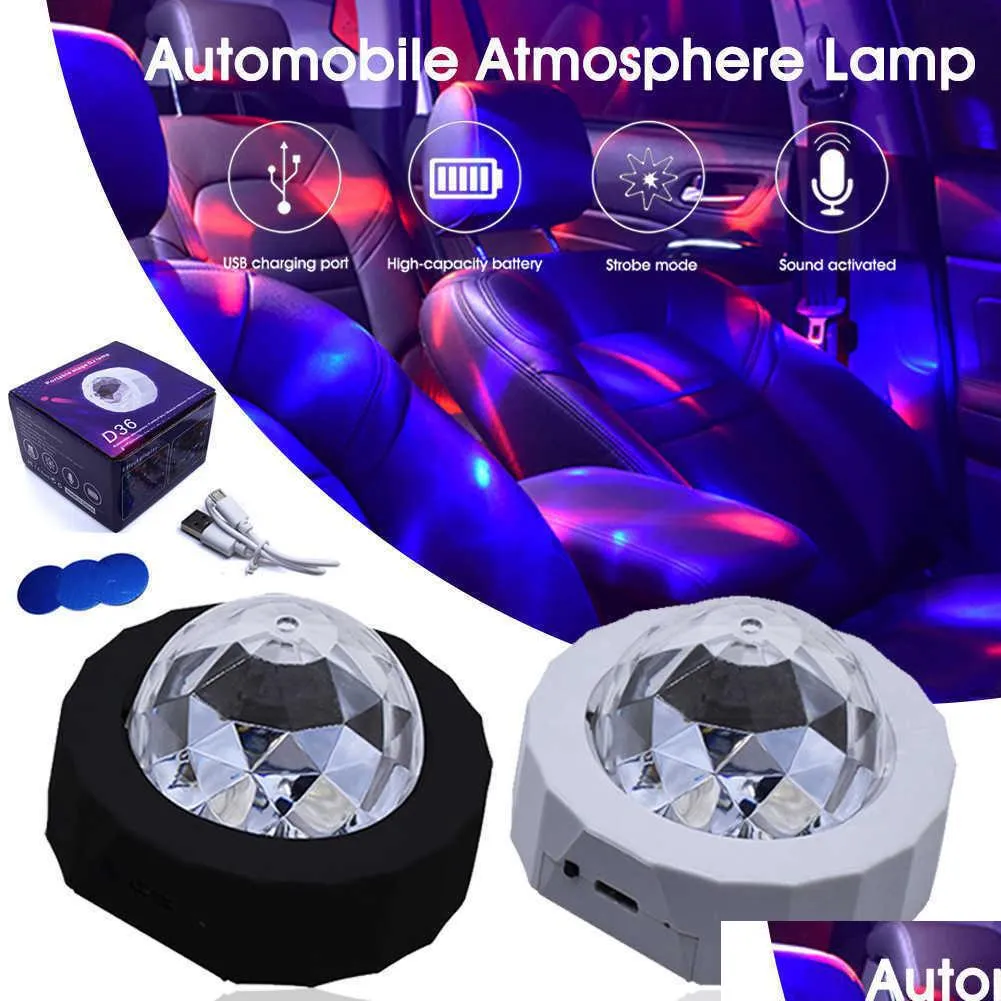  portable disco ball rechargeable disco lights led strobe lights 2 light modes with 3 stickers for car room decoration dropship