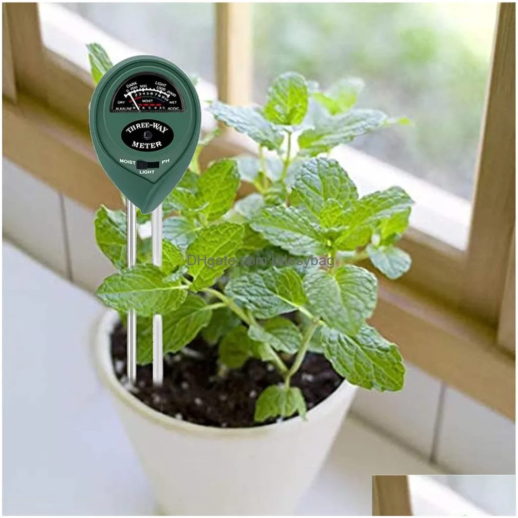 garden supplies soil tester 3in1 plant moisture meter light ph monitor detector home garden lawn farm indoor outdoor use xbjk2301