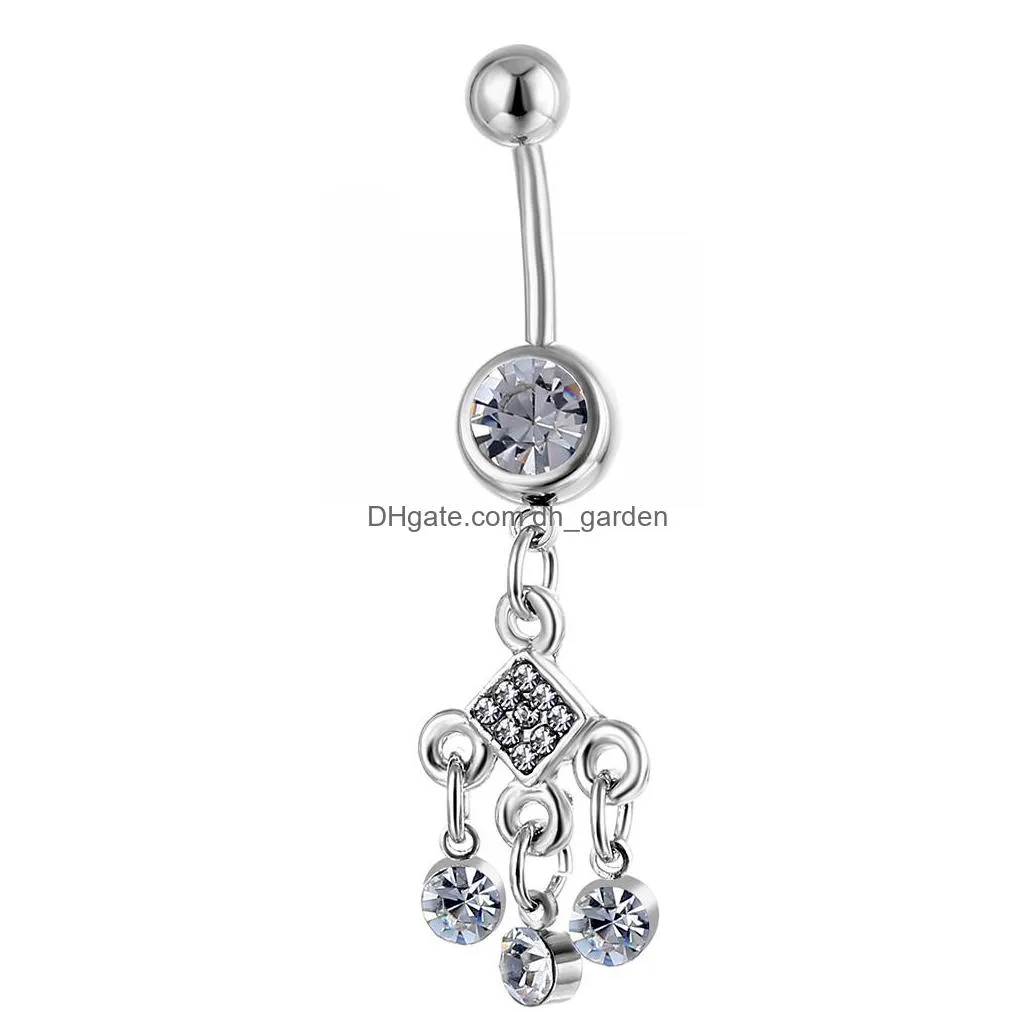 d0085 belly navel button ring