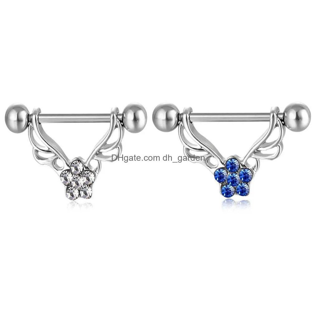 d0998 nipple ring mix colors