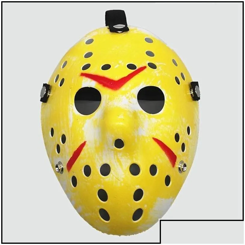 party masks masquerade masks jason voorhees mask friday the 13th horror movie hockey scary halloween costume cosplay plastic party fy