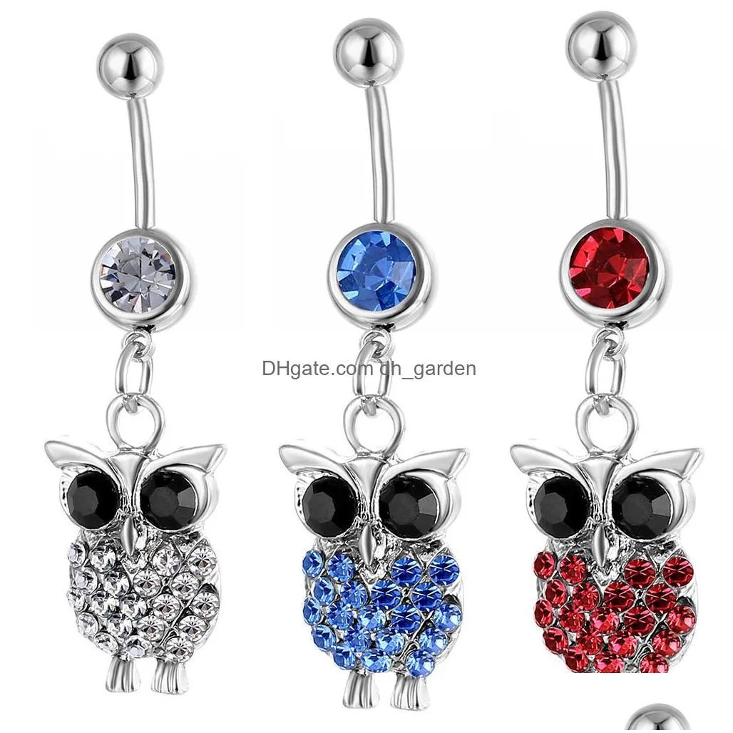 d1043 zircon butterfly belly navel stud mix colors