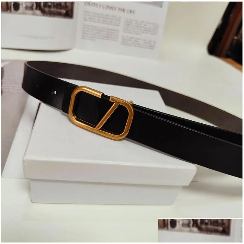 classic solid color gold letter mens belts for women designers luxury designer belt vintage pin needle buckle beltss 7 colors width 3 cm size 95115 casual fashion