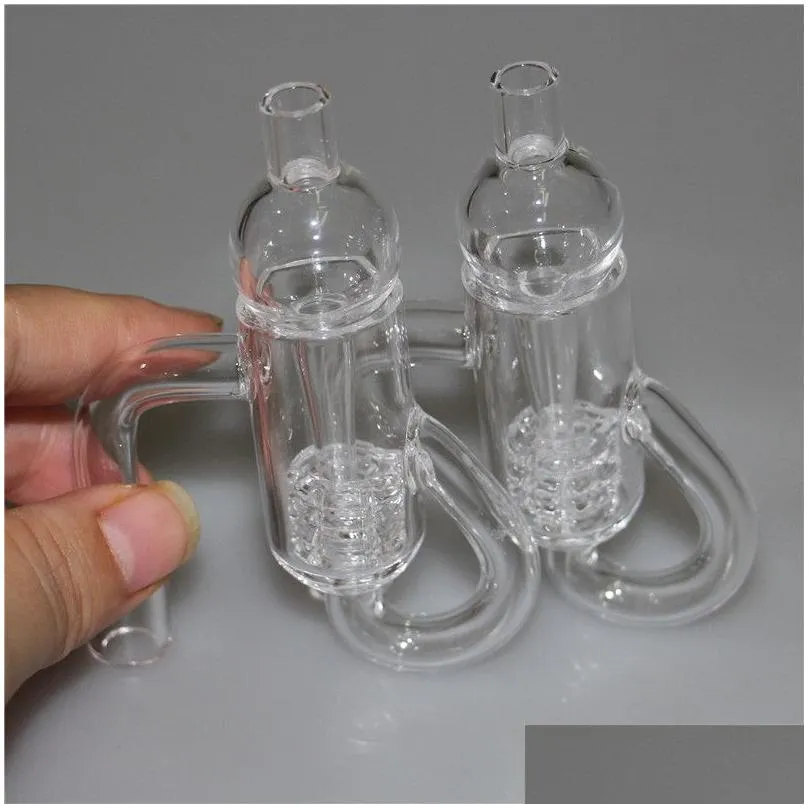 smoking set quartz diamond loop banger nail oil knot recycler carb cap dabber insert bowl 10mm 14mm 19mm male female for water pipes ash catcher dabber