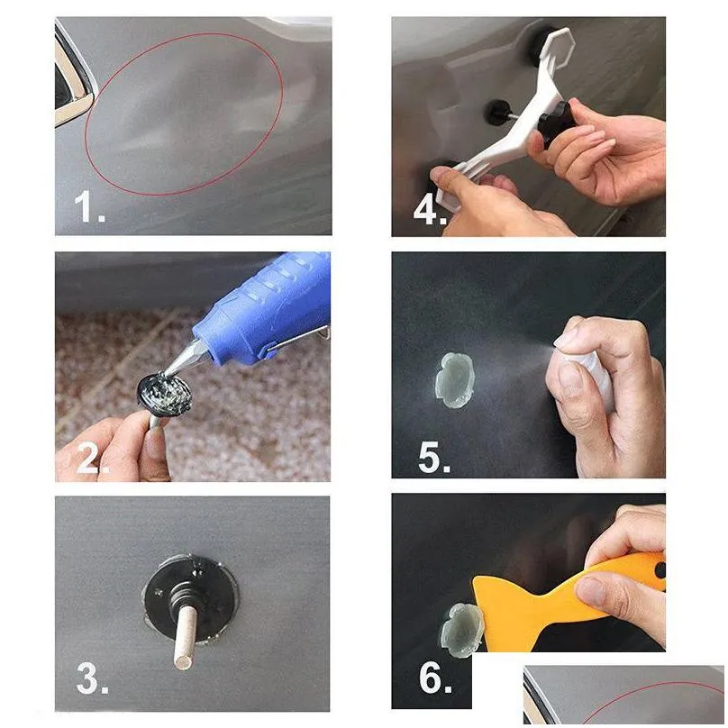 car body paintless dent repair tools puller glue pulling tabs pdr puller glue pulling tabs dent bridge gl 