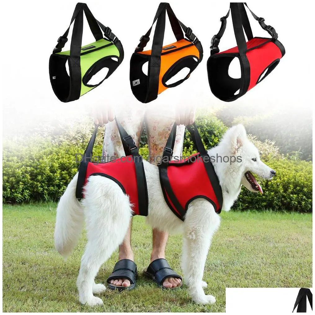 large dog harnesses pets lifting support vest for old injured dogs walking dog vest stair support pet accessories harness mp0004 1020