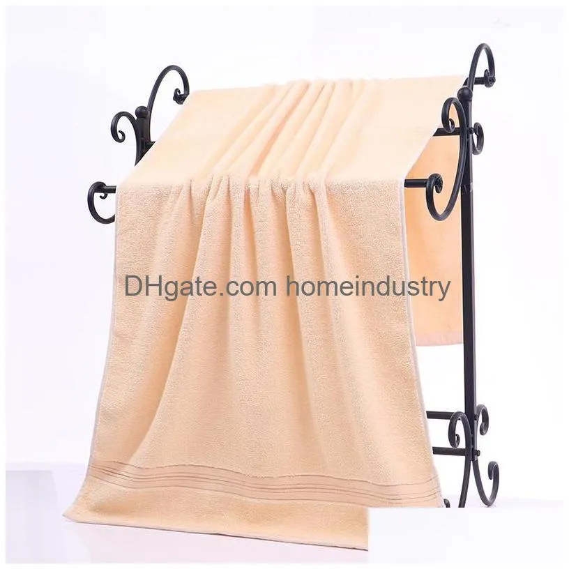 pure cotton bath towel household soft absorbent high quality 70x140 increase thickening