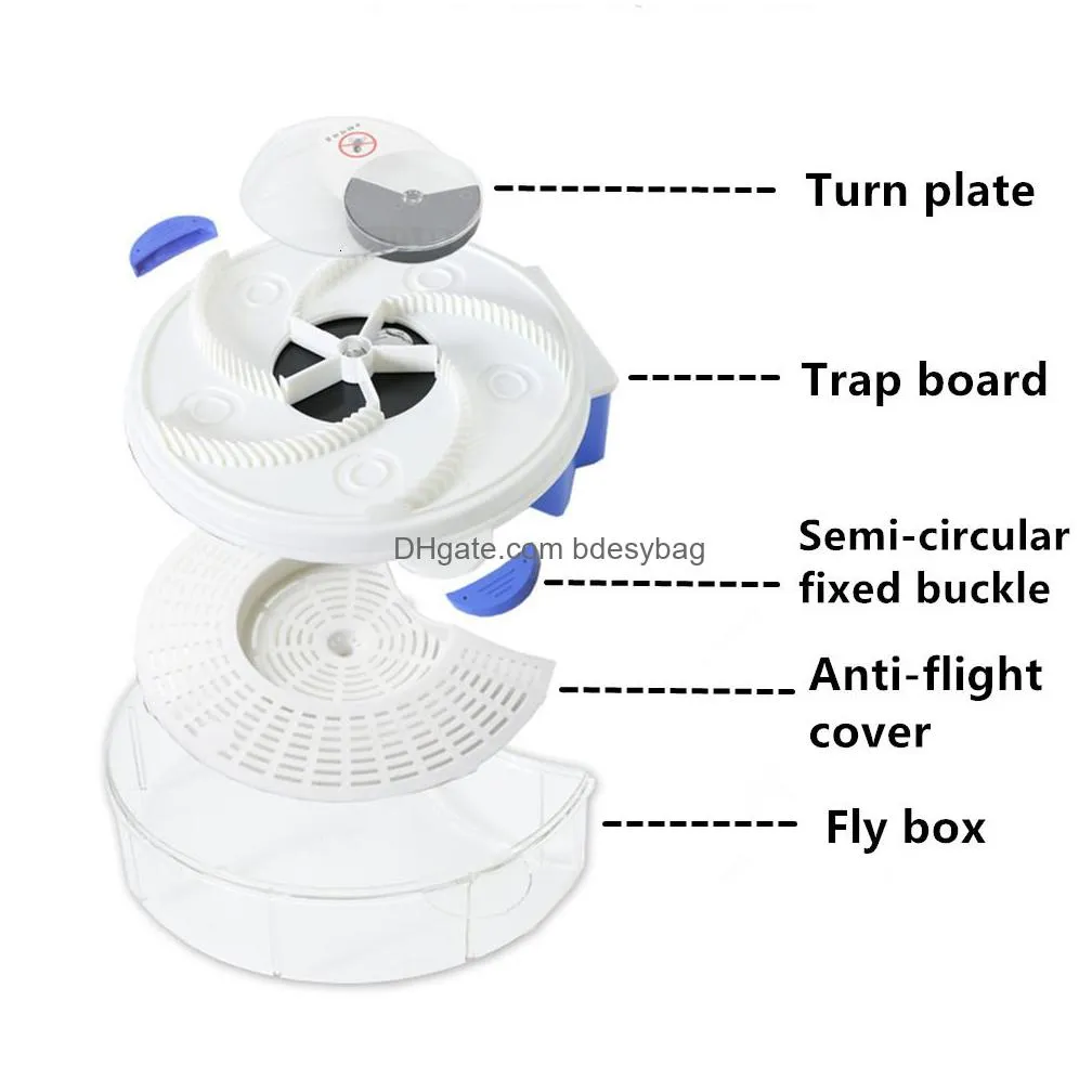 other garden supplies upgraded version usb flytrap automatic pest catcher killer electric trap device insect reject control 230110