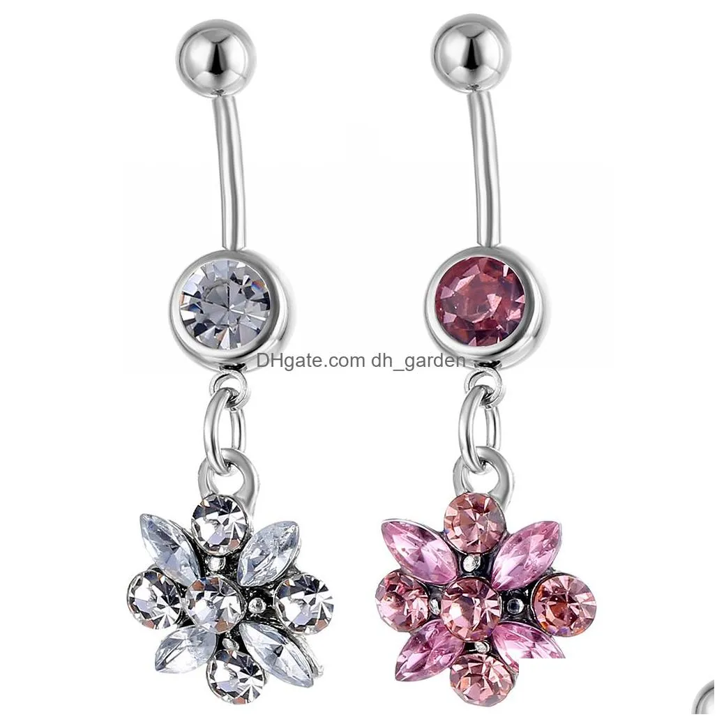 d0051 belly navel button ring clear ab