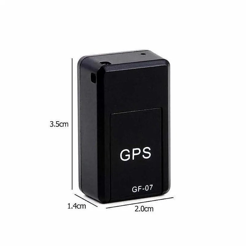 mini portable gsm/gprs tracker gf07 tracking device satellite positioning against theft for car motorcycle vehicle person arrive