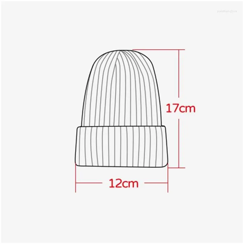 hair accessories winter autumn baby hat solid color soft warm knitting hats for 03 years boy girl children beanies bonnet toddler cap