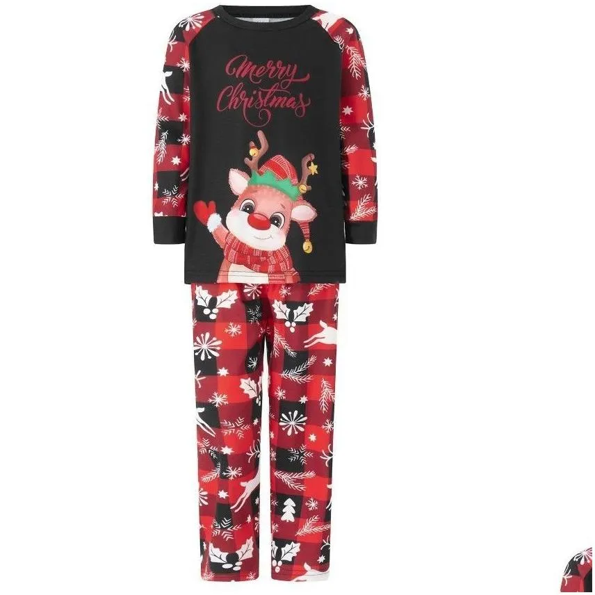 family matching outfits christmas pajamas xmas pjs sleepwear cute holiday outfit 220914