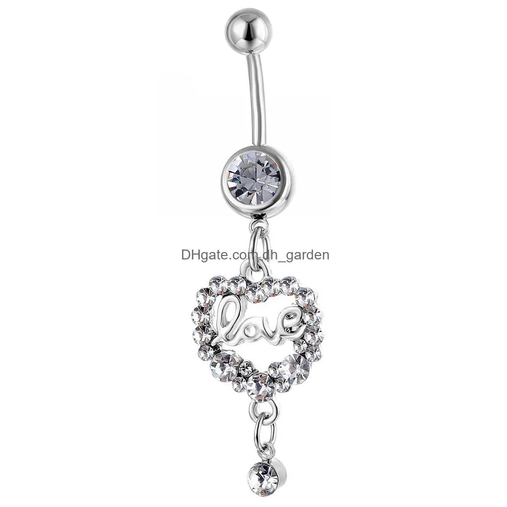 d0547 belly navel button ring mix colors