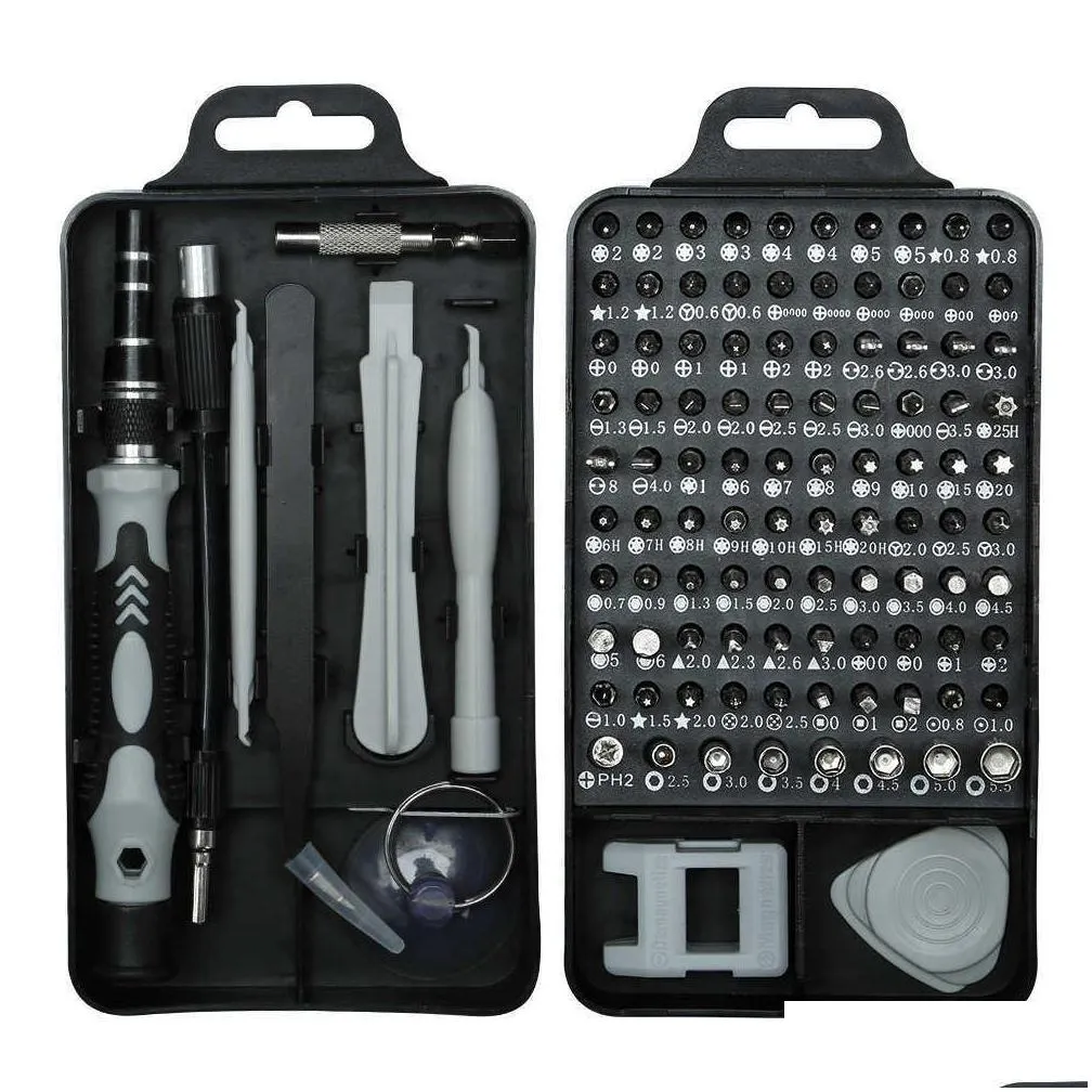  115 in 1 screwdriver set mini precision screwdriver multi computer pc mobile phone device repair insulated hand home tools arrive