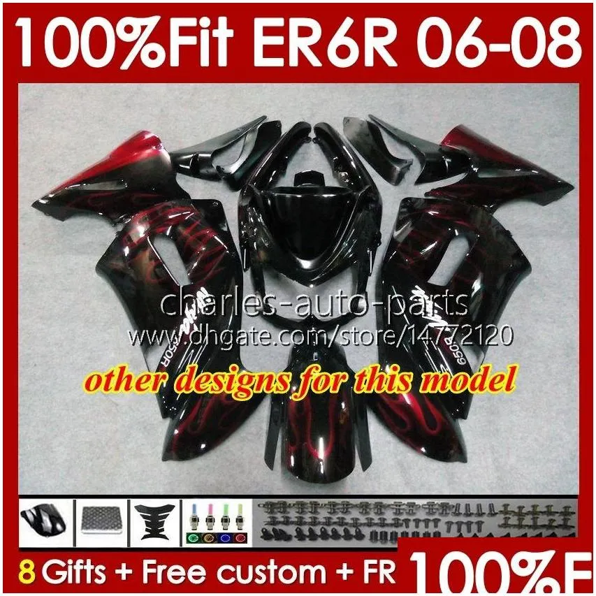 oem fairings kit for kawasaki ninja er6 650 r er 6 f 650r er6f 06 07 08 body 139no.89 650r er 6f er6f 2006 2007 2008 650rer6f 0608 injection mold bodywork glossy