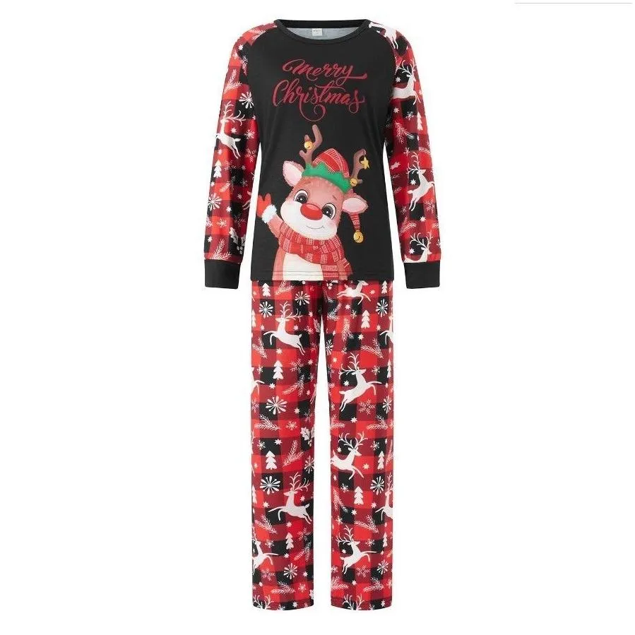 family matching outfits christmas pajamas xmas pjs sleepwear cute holiday outfit 220914