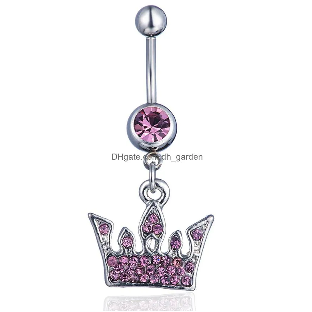 d0636 bowknot mix colors belly navel button ring