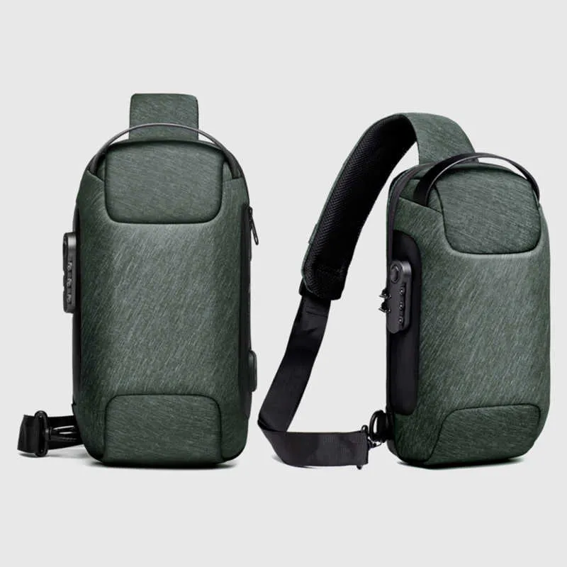Новая сумка с рюкзаком мужчины рюкзак для кузова на плечах сундук с кражей против кражи.