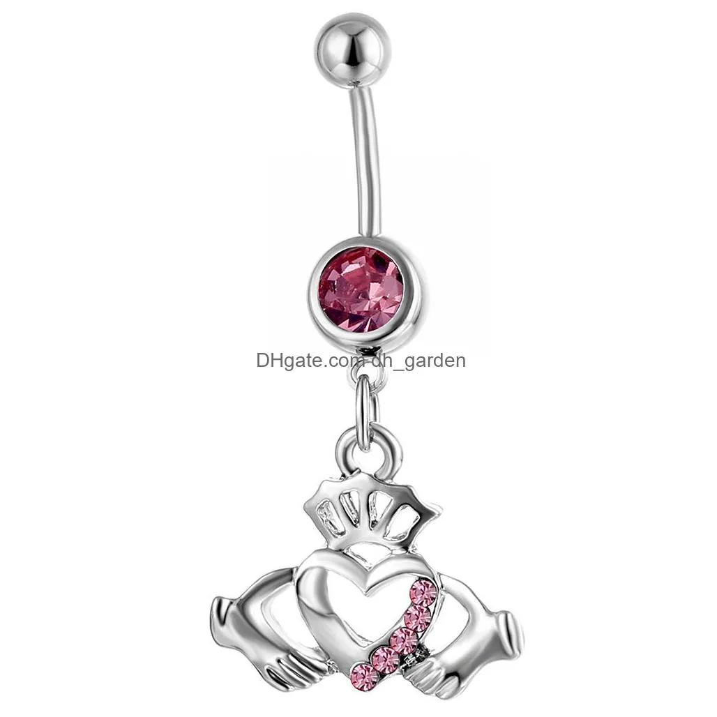 d0547 belly navel button ring mix colors