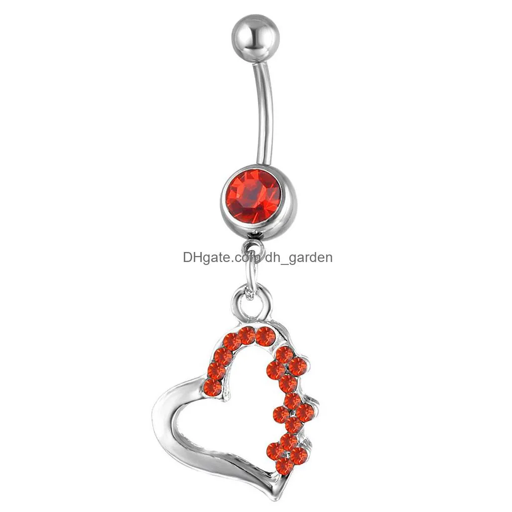 d0108 bowknot belly navel ring mix colors