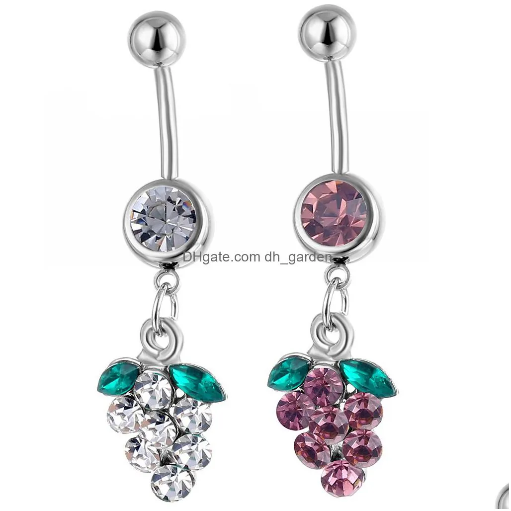 d0109 flower belly navel ring mix colors