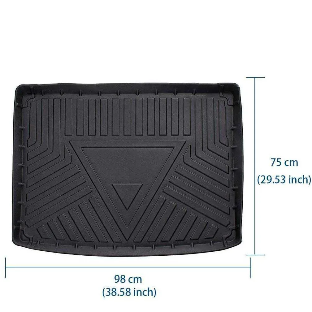 rear trunk rubber boot liner cargo mat floor tray for jeep renegade 2019