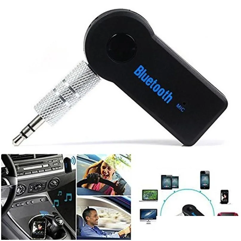 bluetooth car hands kit 3.5mm streaming stereo wireless aux audio music receiver mp3 usb bluetooth v4.1 add edr player