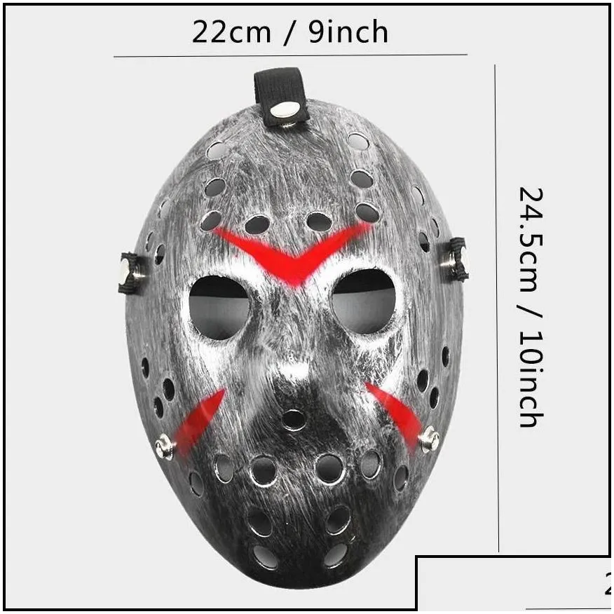 party masks masquerade masks jason voorhees mask friday the 13th horror movie hockey scary halloween costume cosplay plastic party fy