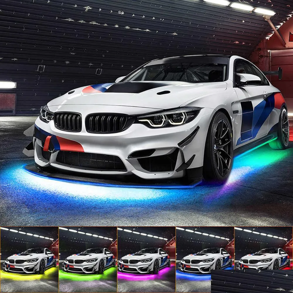2021 Car Underglow Running Led Strip Lights Lights With App Control RGB Neon Atmosphere Bar For Flexible Chassis Decoration And Accessory From Jyfyhome 35.69 DHgate.Com