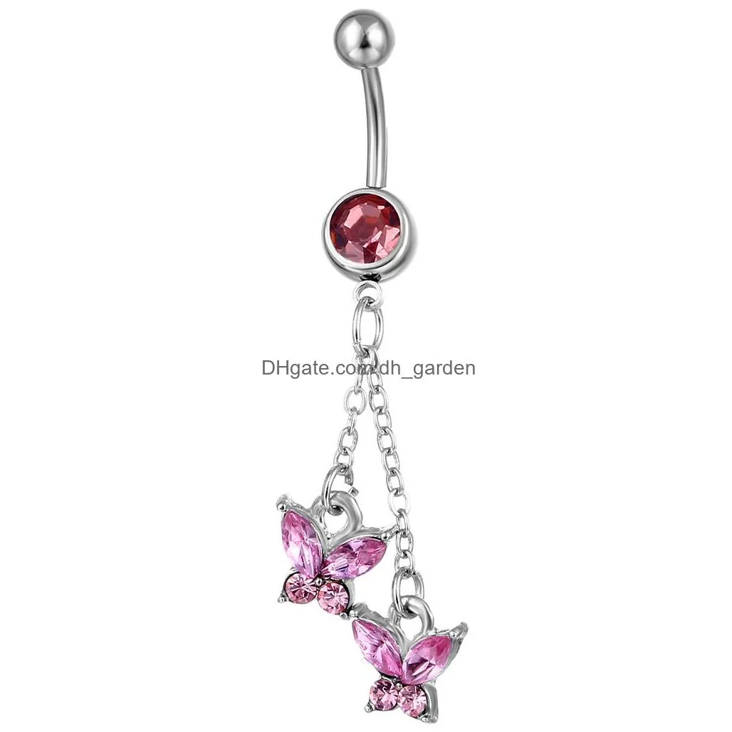 d0102 belly navel ring mix colors