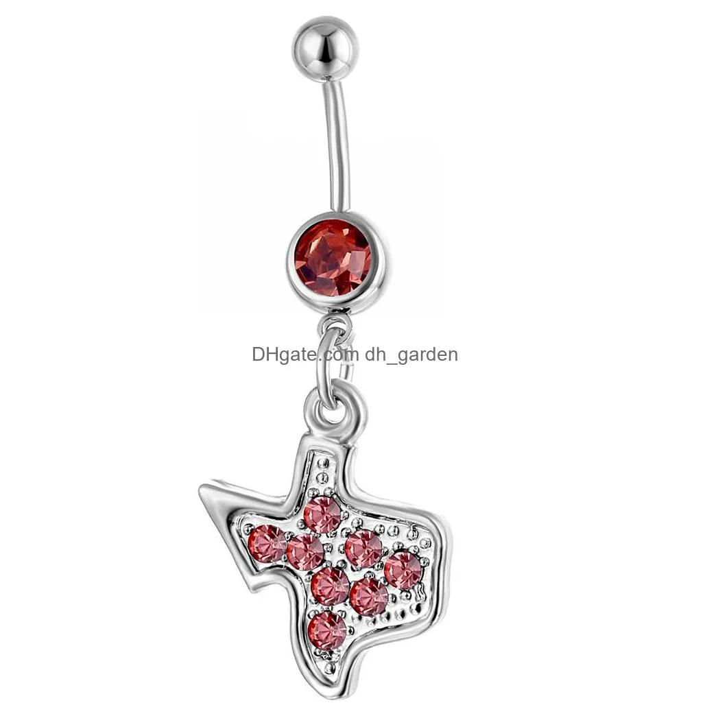 d0176 cherry body piercing jewelry belly button navel rings red color