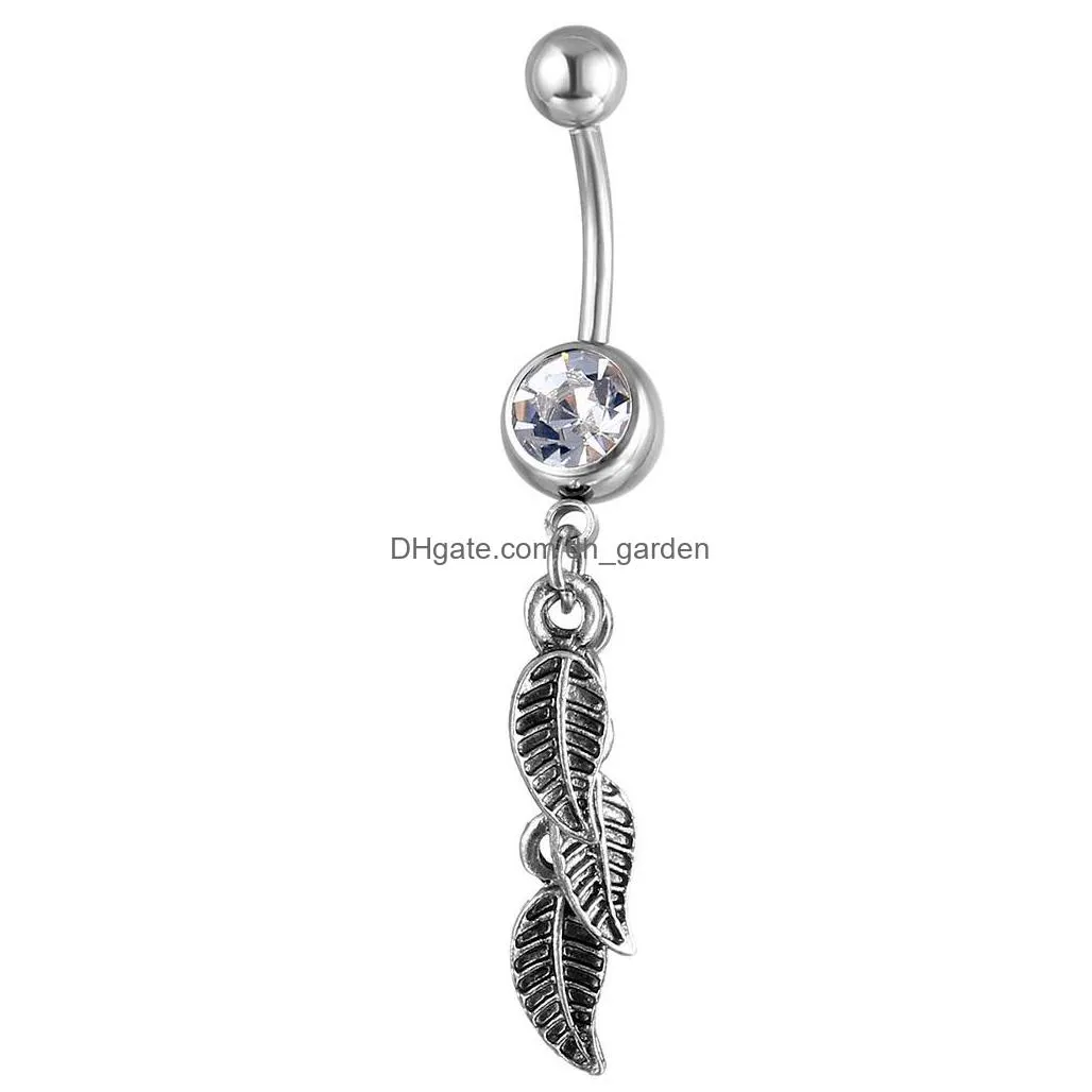 d0882 1 color the black skull belly ring piercing jewelry 14ga 10mm length 5/8 mm ball