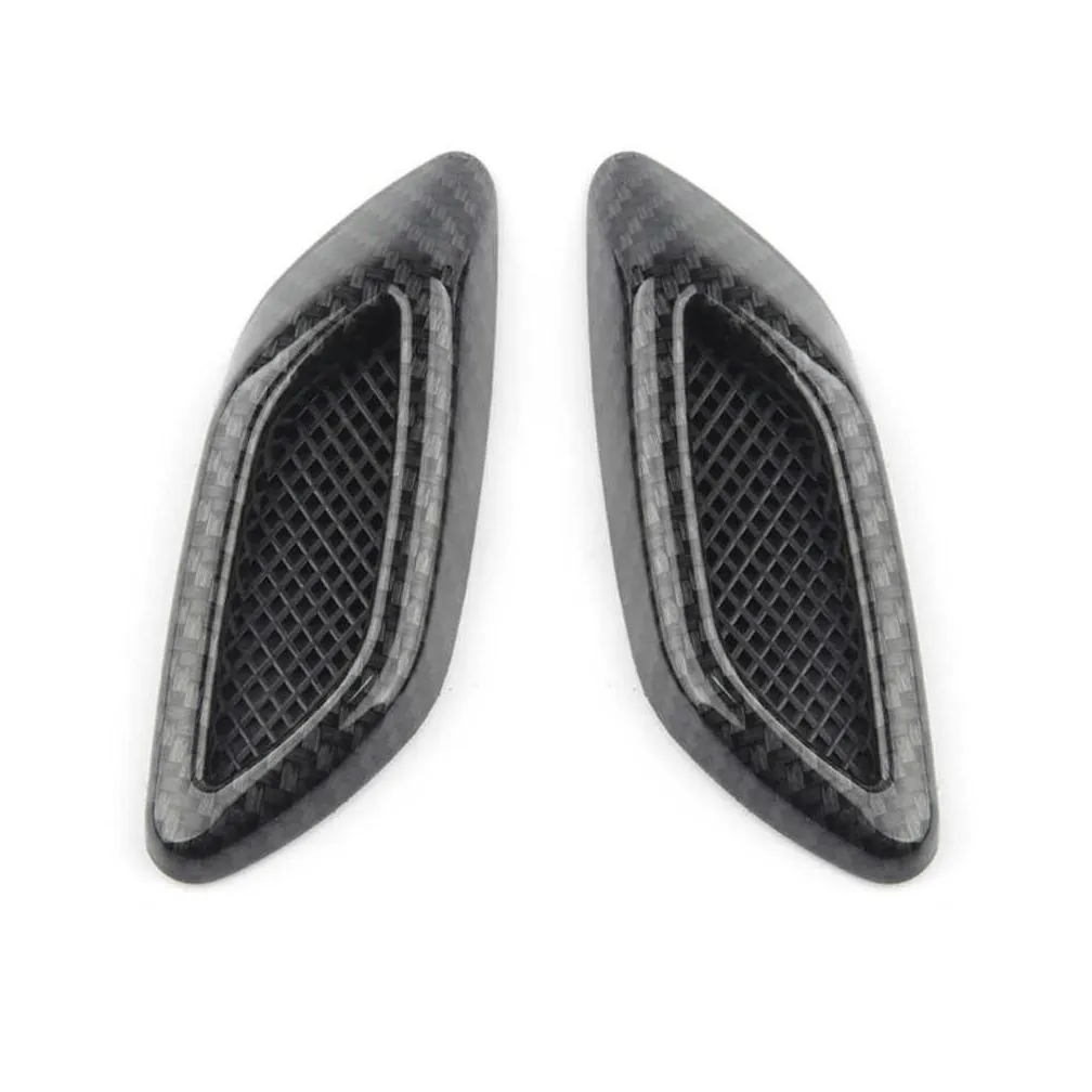 2pcs car side vent air flow fender intake abs auto simulation side vents styling car accessories car