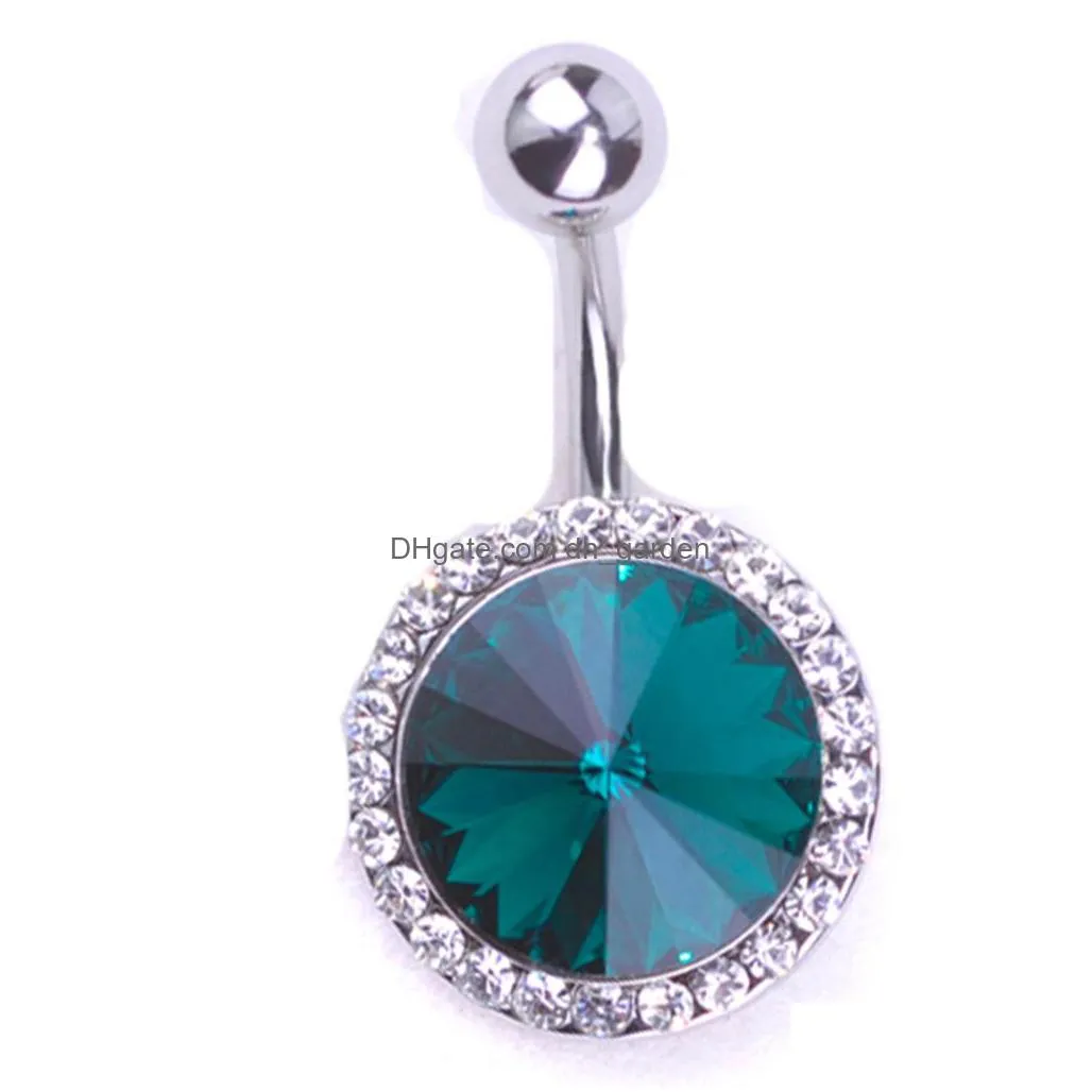 d0359 heart belly navel button ring mix colors