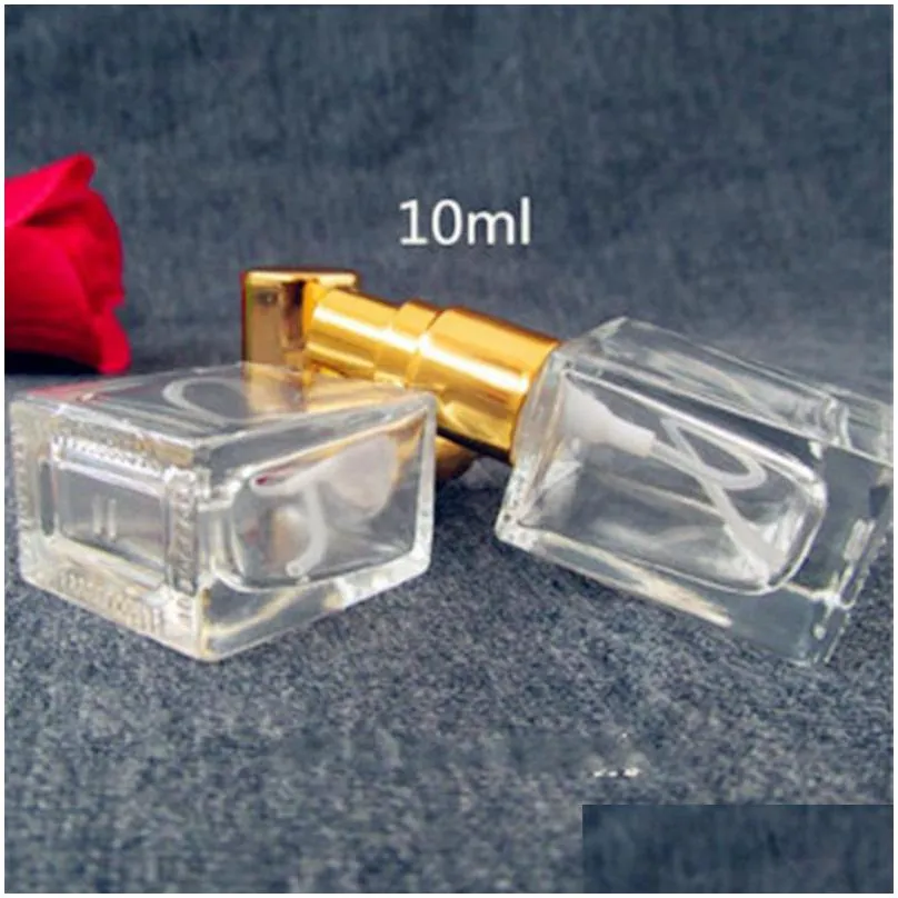 10ml empty perfume bottles atomizer glass perfume bottles glass refillable perfume bottle with metal spray f2017472