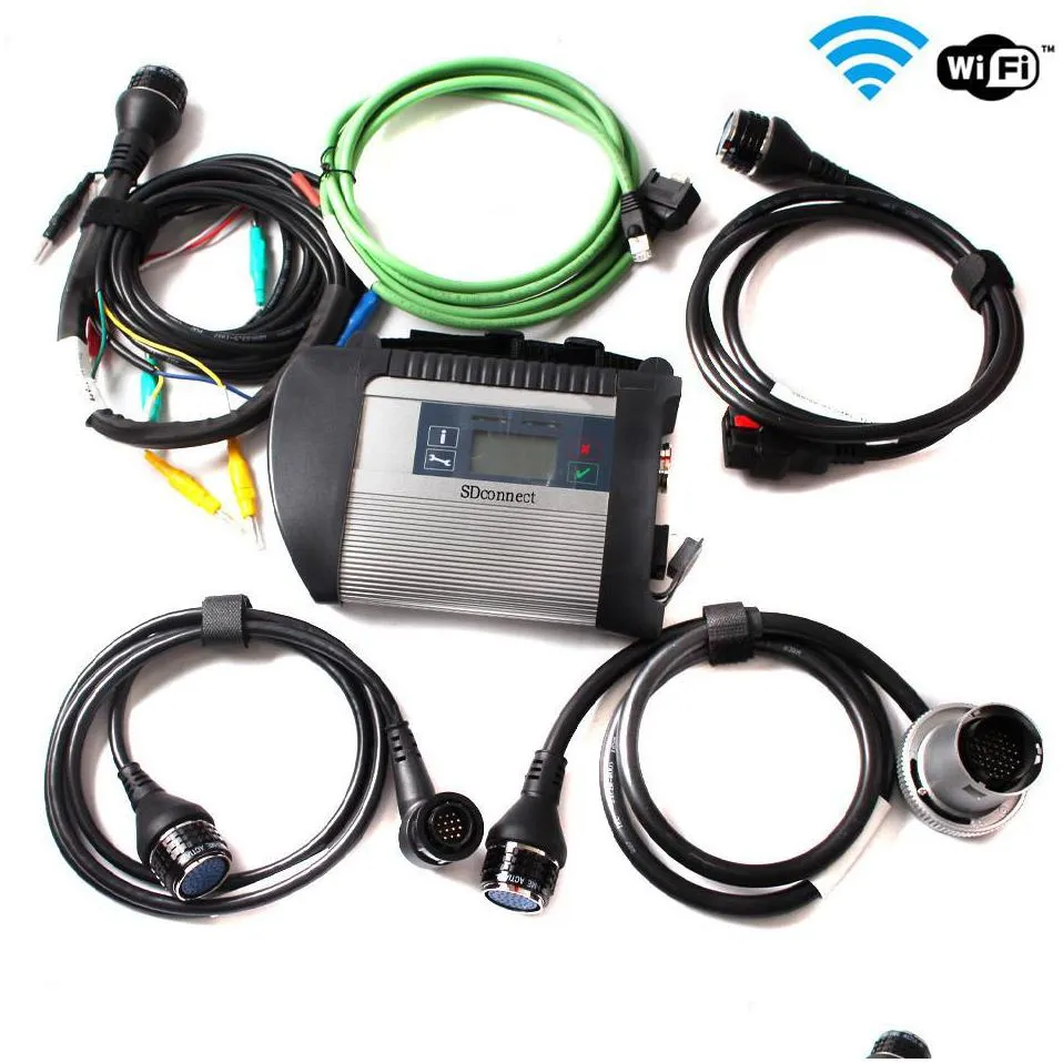 2022 wifi est full chip mb star c4 sd connect compact c4 software 06/2020v mb star multiplexer diagnostic tool for car truck