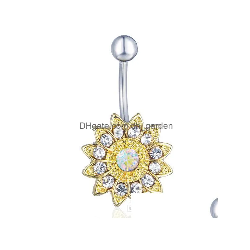 d0701 snake style belly navel stud clear color