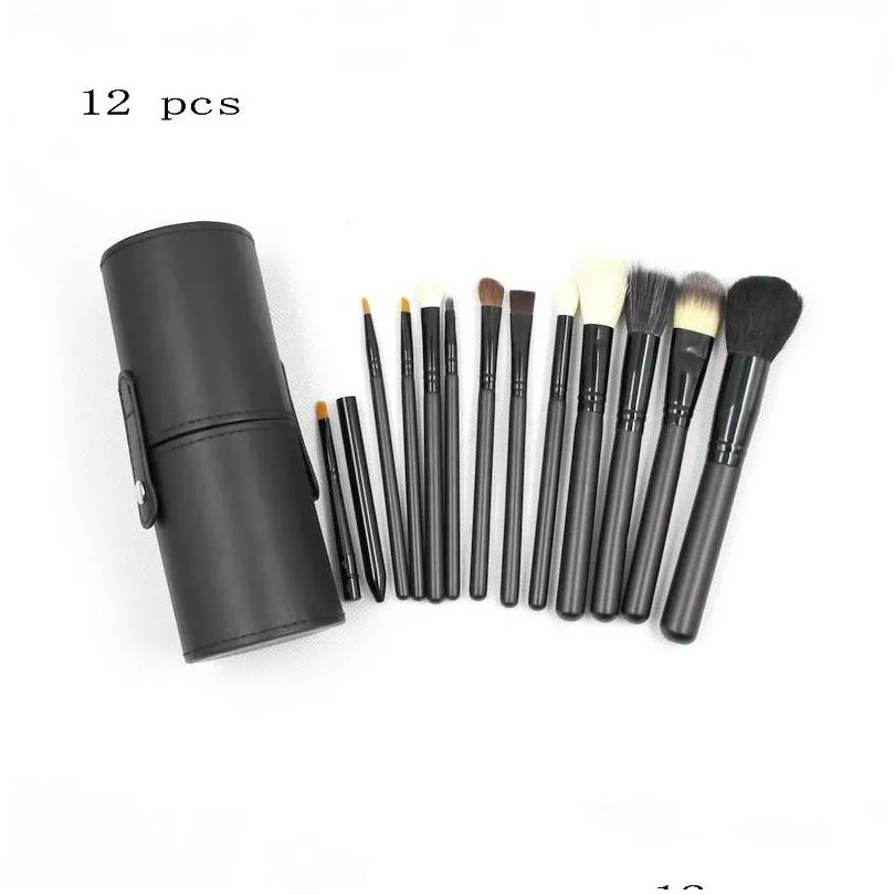 12 piece designer makeup brush set travel woman wholesale cosmetics make up brushes kit