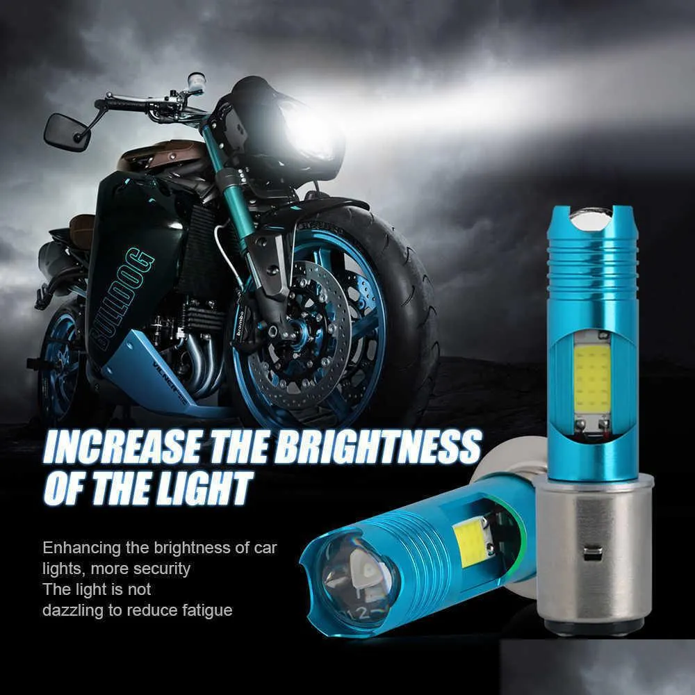  high power led motorcycle light ba20d p15d h4 headlights bulbs parts hi/lo beam lens rgb lamps for moto accessories car fog lamp