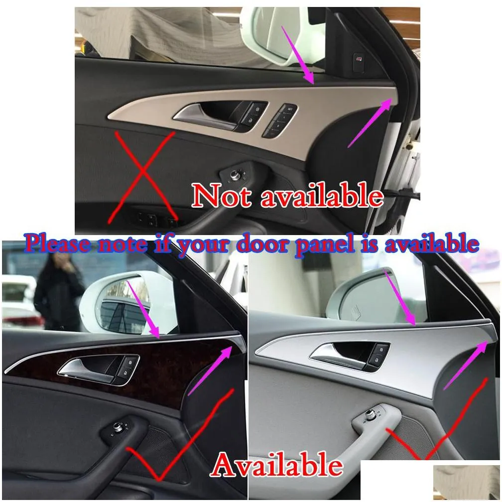 car interior center console color change carbon fiber molding sticker decals for audi a6 c7 20122018