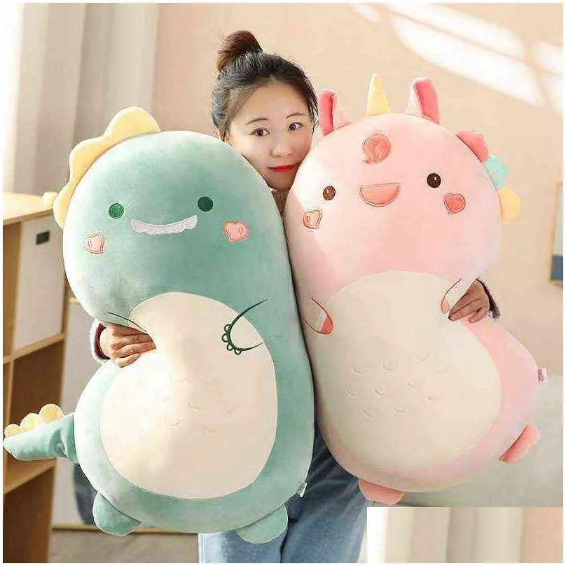 plush dolls squish pillow plush toy animal kawaii dinosaur  soft big pillow buddy stuffed cushion valentines gift for kids girl