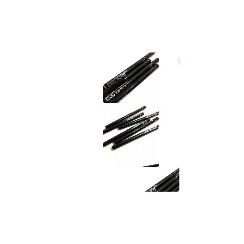  products selling makeup automatic rotation eye liner pencil black and brown gift