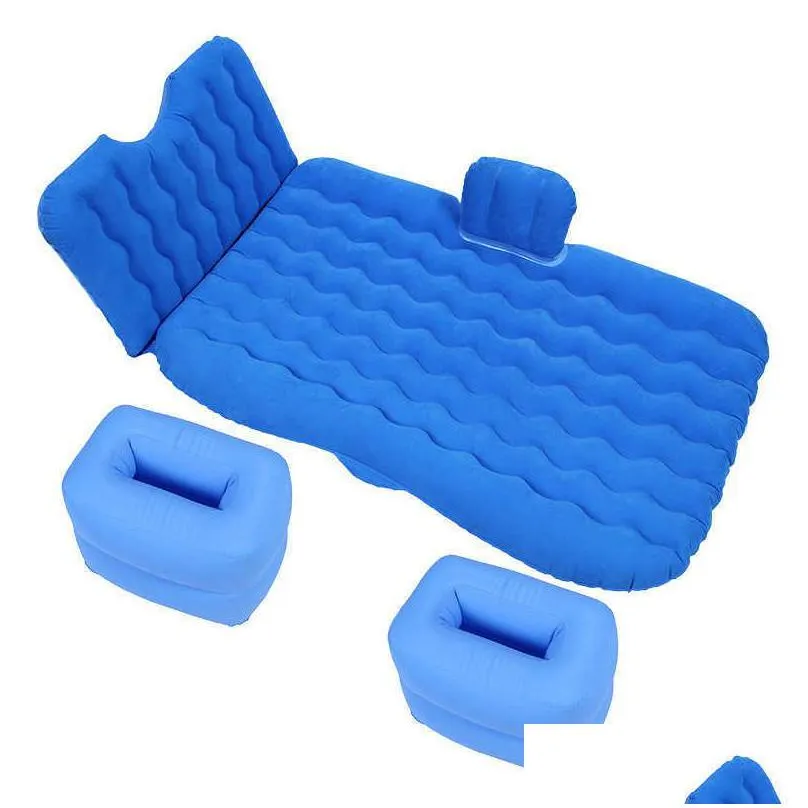 back car travel bed seat air inflatable sofa mattress multifunctional pillow outdoor camping mat cushion universal big size