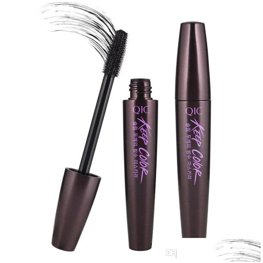 qic brand eyes makeup black mascara women make up waterproof mascaras eyelashes beauty cosmetics tool eye lashes curlers