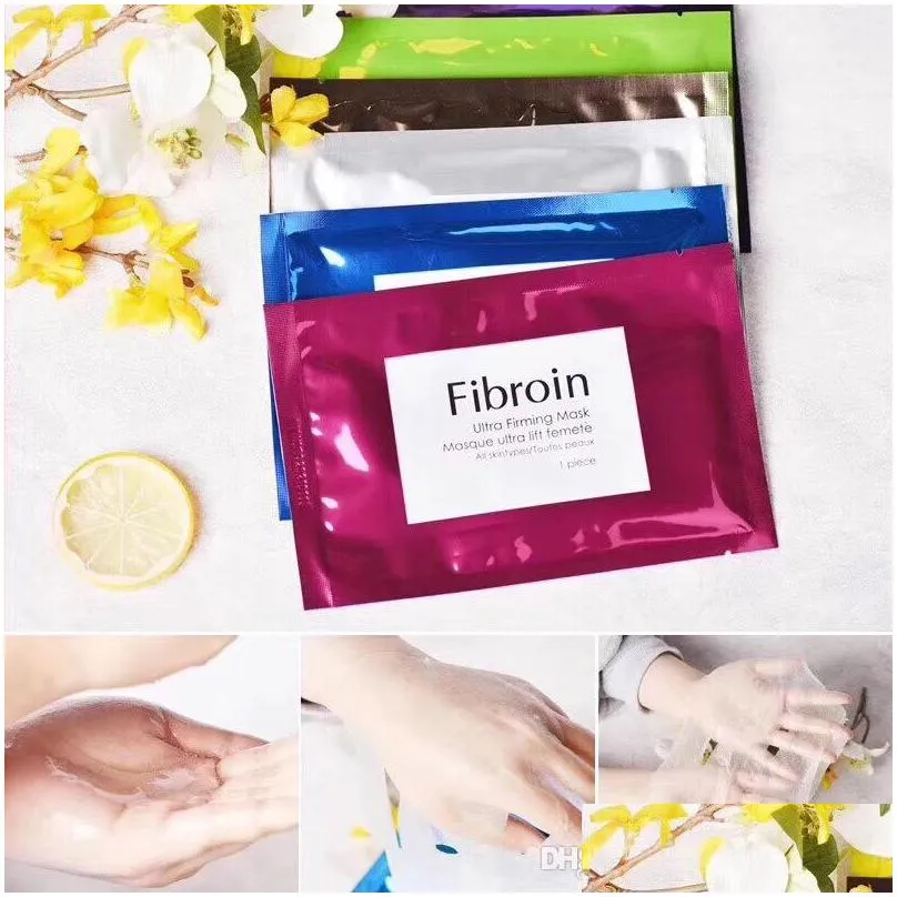 fibroin silk ultra firming mask water hydrating moisturizing oil control collagen facial mask biological cosmetic face masks