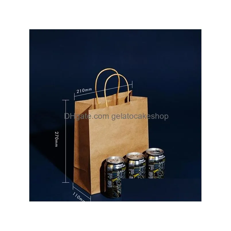 wholesale gift paper packing craft packaging personalization brand business shopping bag printing fee is not included q1218