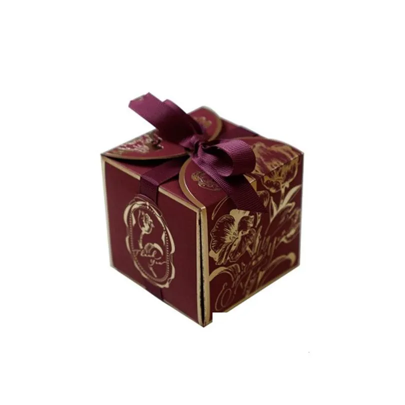 gift wrap tulips flower candy box cardboard es packing small for wedding birthday baby shower party decorate 220913