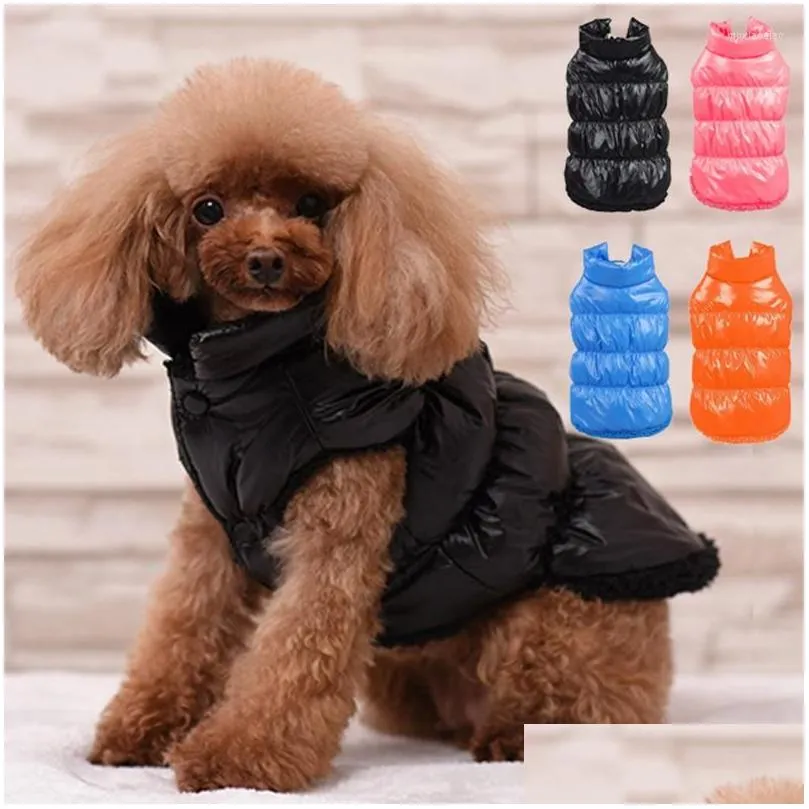 dog apparel warm cotton puppy clothes winter pet down jacket for small dogs chihuahua maltese cat coat pets clothing ropa de perro