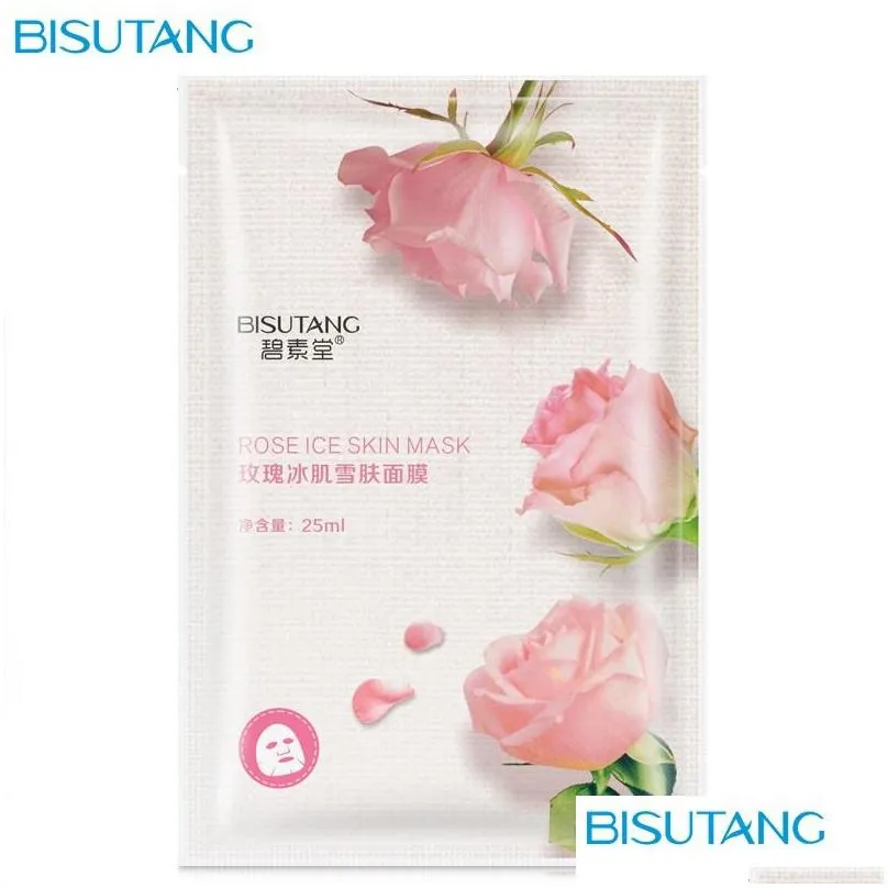 bisutang plant fruit facial mask sheet moisturizing skin lifting face masks face care replenish water mask face beauty