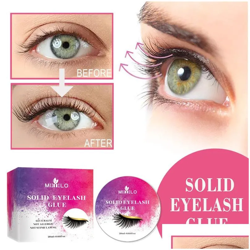 lash lift glue solid eyelash glue balm lashes adhesive strong hold waterproof long lasting quick dry cream